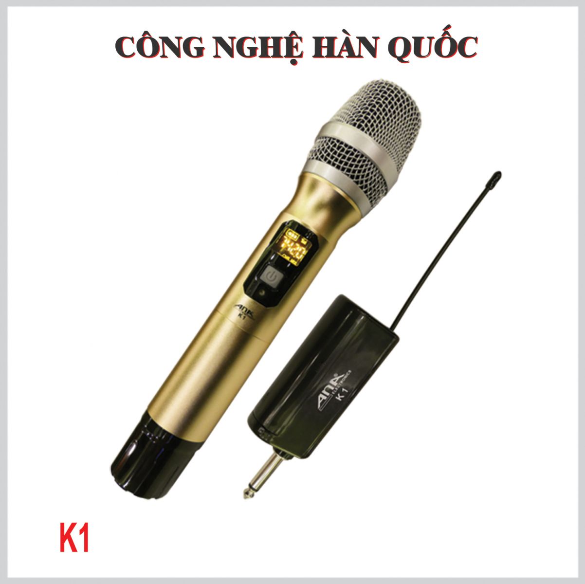 Mic karaoke , micro karaoke không dây ANA K1